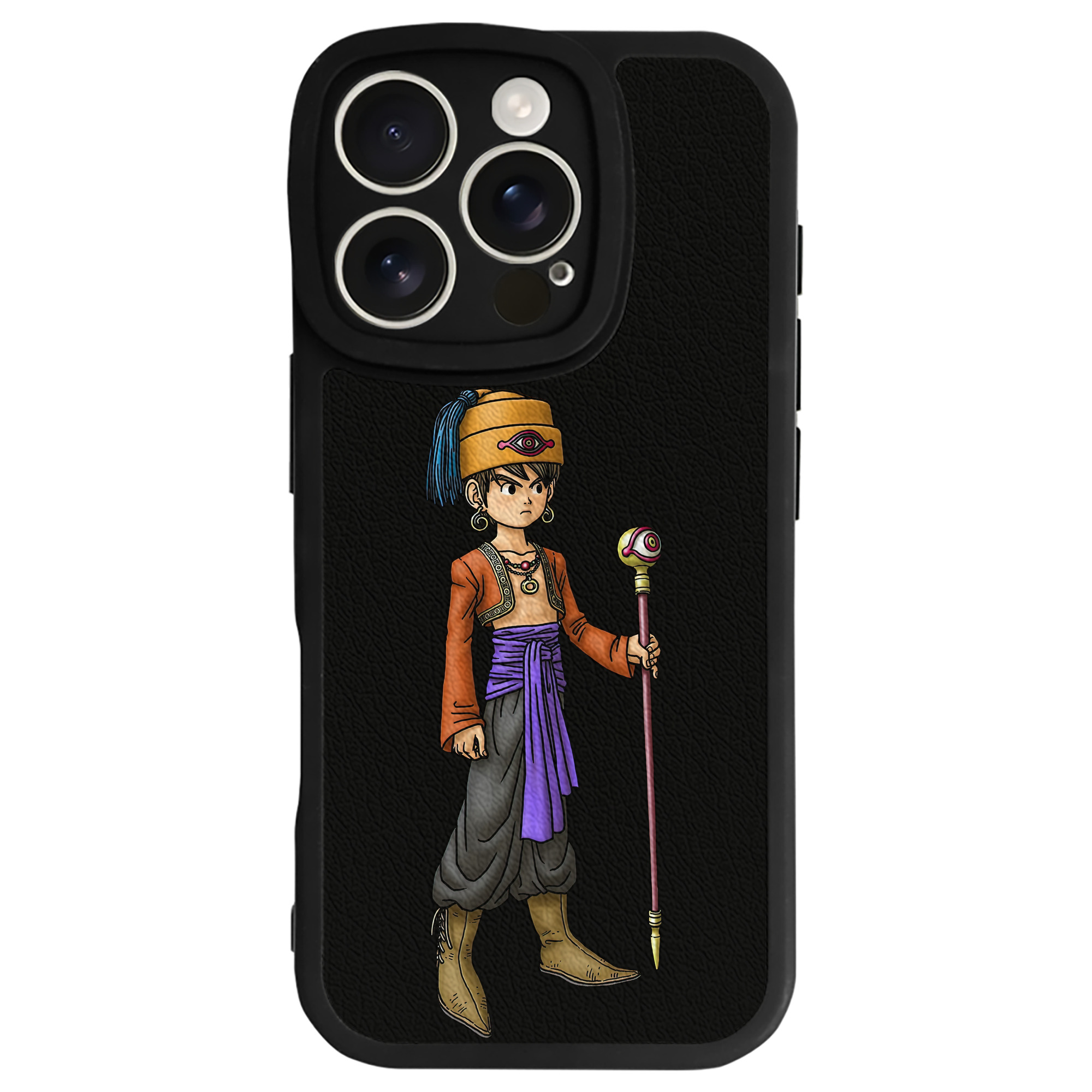 （画像用） ドラゴンクエスト Doragon Kuesuto Dragon Quest 【iPhone 16シリーズ対応】シリコンスマホケース（レザー調） 材質：シリコン